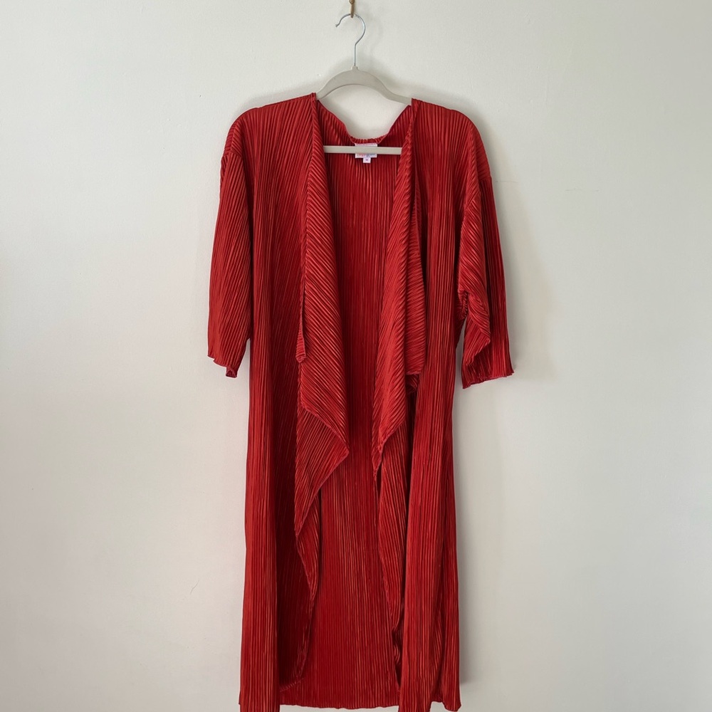 LuLaRoe Red Women's Cardigan